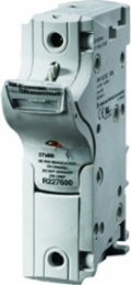 Fuse Holder UltraSafe™ 800VAC 800VDC UL Fuse size 27x60 1-Pole Visual Indicator Microswitch Faston Lugs IP20