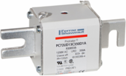 Square Body High-Speed Fuse Protistor® Size 72 aR 1250VAC IEC 1300VAC UL 350A With Striker DIN 110 Blades