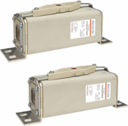 Protistor 120 Size 120 SR DC Fuse, 125 A, 2000 V, Silver-Plated Brass