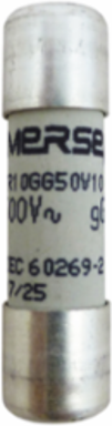 Cylindrical Fuse-Link gG 500V 10A 10x38mm Ceramic Body