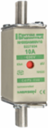 NH Fuse-Link aM 690V 10A Size 000 Double Indicator, Ceramic, Clip Mount