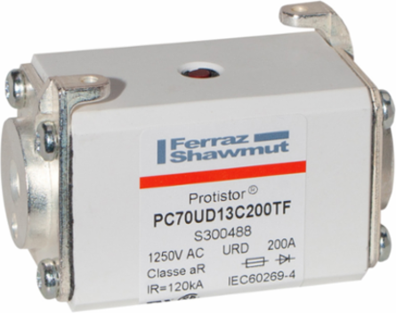 Protistor Size 70 aR 200A 1250VAC Ultra-Fast Acting Fuse-Link