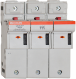 UltraSafe™ Modular Fuse Holder, 3-Pole, 22x58 mm, DIN Rail, IP20, 125A