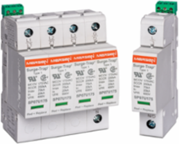 Surge-Trap Pluggable SPD 4-Pole, 75 kA, 600 V L-N, DIN Rail, -40 to 85 C