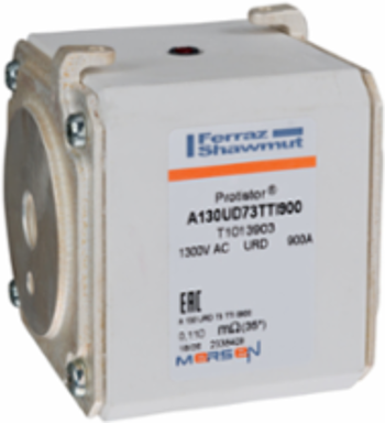 Protistor® Size 73 aR Ultra-Fast Fuse-Link, 900 A, 1200 V AC, Ceramic Body