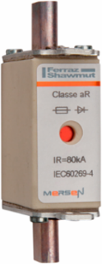 Protistor NH 000 aR 25 A 690VAC Fuse-Link, Ceramic, 80 kA Breaking Capacity