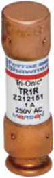 Tri-Onic® 250V 1A Time-Delay Class RK5 Fuse, 0.56 Inch Diameter, 200 kA Breaking Capacity