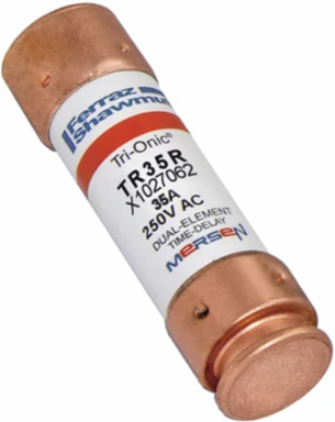 Fuse Tri-Onic® 250V 35A Time-Delay Class RK5, 0.81 Inch Diameter, 3 Inch Length