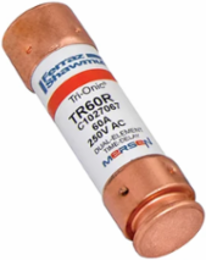 Tri-Onic® 250V 60A Class RK5 Time-Delay Fuse, 3 Inch Length, Ferrule Connection