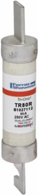 Fuse Tri-Onic 250V 80A Time-Delay Class RK5, PolyTube Body, 0.06 Inch Diameter