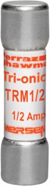 Fuse Tri-Onic® Time-Delay Midget 250V 0.5A, 1-1/2 Inch x 13/32 Inch Dimensions
