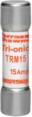 Fuse Tri-Onic® 250V 15A Time-Delay Midget - 1-1/2 Inch x 13/32 Inch Dimensions