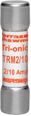 Fuse Tri-Onic® 250V 0.2A Time-Delay Midget 1-1/2 Inch x 13/32 Inch