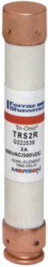 Tri-Onic® 600V 2A Time-Delay Class RK5 Fuse, 5 Inch Length, AC/DC Rated