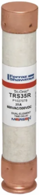 Fuse Tri-Onic® 600V 35A Time-Delay Class RK5, 5.5 Inch Length, PolyTube Body