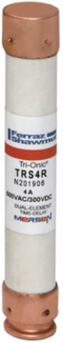 Fuse Tri-Onic® 600V 4A Time-Delay Class RK5, 5 Inch Length, 0.81 Inch Diameter