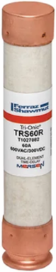 Tri-Onic® 60A Time-Delay Fuse, 600V, Class RK5, 1.06 Inch Diameter