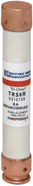 Tri-Onic 600V 6A Time-Delay Fuse, Class RK5, Current-Limiting, 0.81 Inch Diameter