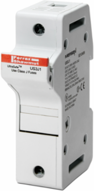 UltraSafe™ 600V 30A Class J Fuse Holder, 2-Pole, DIN Rail Mount, IP20 Protection