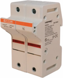 UltraSafe Fuse Holder 600V 30A Class J 2-Pole with DIN Rail Mount and Indicator Lights