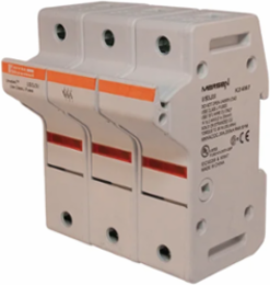 UltraSafe™ 600V 30A 3-pole Fuse Holder with Indicator Lights
