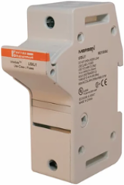 n US6J UltraSafe Fuse Holder 600V 60A 1-Pole DIN Rail Mount, Polyamide Body