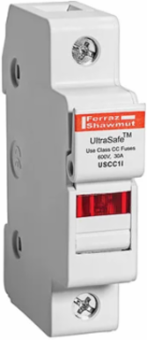 UltraSafe™ 1-Pole Fuse Holder 600V 30A Class CC with Visual Indicator