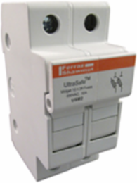 UltraSafe Midget Fuseholder, 0-30 A, IP20, 1-4 Poles, DIN-Rail Mounting