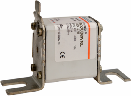Protistor NH00 aR Fuse, 16 A, 690 V, Ceramic Body, Ultra Fast Acting