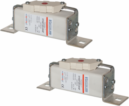 Protistor 70 aR Semiconductor Fuse-Link 1200VDC, 50A, Bolted Mounting, Ceramic Body