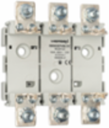 NH Fuse Base 3-Pole 160A 440V AC/DC with Screw Connections