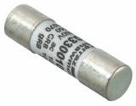 Protistor 10x38 Cylindrical Fuse-Link, 500VAC, 10A with Trip Indicator
