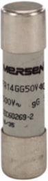 Cylindrical Fuse-Link gG 500VAC 14x51, 40A, 120kA Breaking Capacity, Ceramic Body