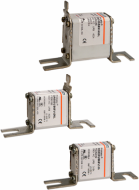 Square Body High-Speed Fuse Protistor® Size NH 000 aR 500VAC IEC 350A L Brackets