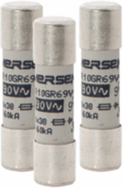 Protistor® Fast Acting Cylindrical Fuse 10x38, 690V, 6A, Ceramic Body