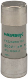 Cylindrical Fuse-Link aM 500VAC 22x58, 100A, Ceramic Body, 120 kA Breaking Capacity