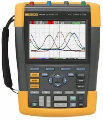 FLUKE-190-504-III SCOPEMETER 4 CHANNEL 500MHZ COLOR WITH 1 YR PREMIUM CARE STD