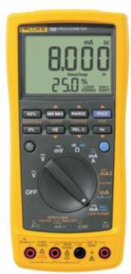 Fluke 789 ProcessMeter™, with a traceable certificate of calibration with data from Fluke