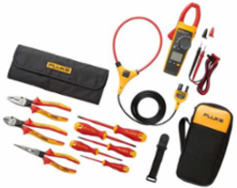 Fluke 376 FC True-RMS Clamp Meter plus insulated hand tools starter kit IB376K
