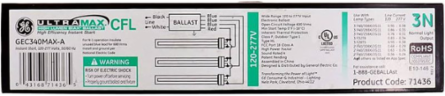 Electronic CFL Ballasts 26W