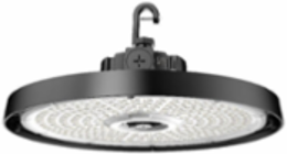 Round LED Highbay, 15,000/18,000/21,000 Selectable Lumens, 4000/5000K Selectable CCT 80 CRI,120-347V, 0-10V dimming