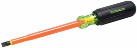 Insulated Screwdriver Cabinet Tip 5/16 Inch x 6 Inch, 1000 V, 0.400 LB
