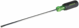 Heavy Duty Flat Blade Screwdriver, 3/16 Inch Tip, 8 Inch Shank Length