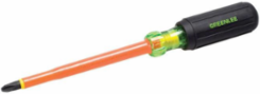 Insulated Phillips Screwdriver #3 x 6 Inch, 1000V AC Rating, Black Phosphate Tip