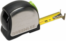 Power Return Tape Measure, 25 Ft, 1 Inch Wide, Tough ABS Case, Nylon Blade