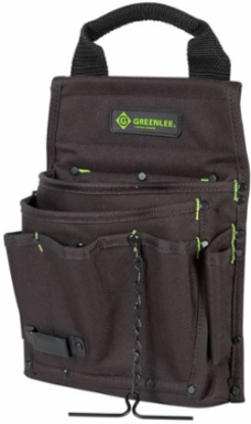 7-Pocket Tool Caddy, Cordura Fabric, 8 Inch Width, 11 Inch Length, 4 Inch Depth
