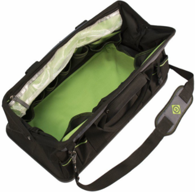20 Inch Heavy-Duty Multi-Pocket Tool Bag, Poly & Nylon Ripstop, 20 Pockets