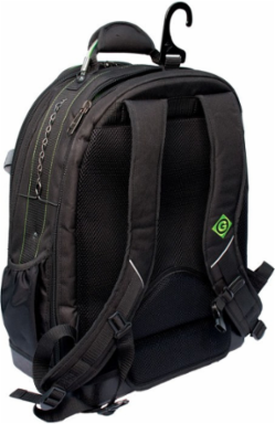 Professional Tool Backpack, 30 Pockets, 20-1/2 Inch Length, Black, Waterproof Base