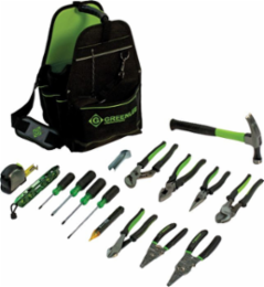 11 Inch Electrician's 17 Piece Tool Kit in Open Carrier