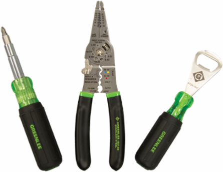 Multi-Purpose Essentials Kit, 3-Piece Includes 11-in-1 Tool & Wire Stripper/Crimper